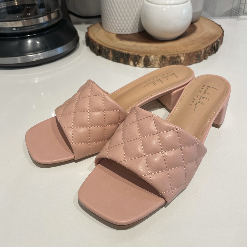 Nicole Miller Quilted Heels